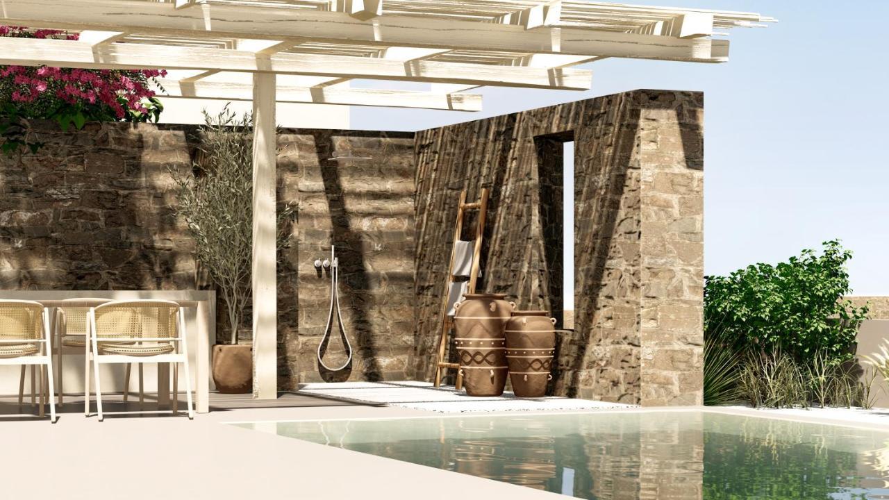 Amarelo Suites Klouvas Quarto foto